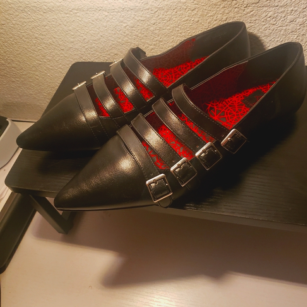 Strangecvlt Coven Black Flats